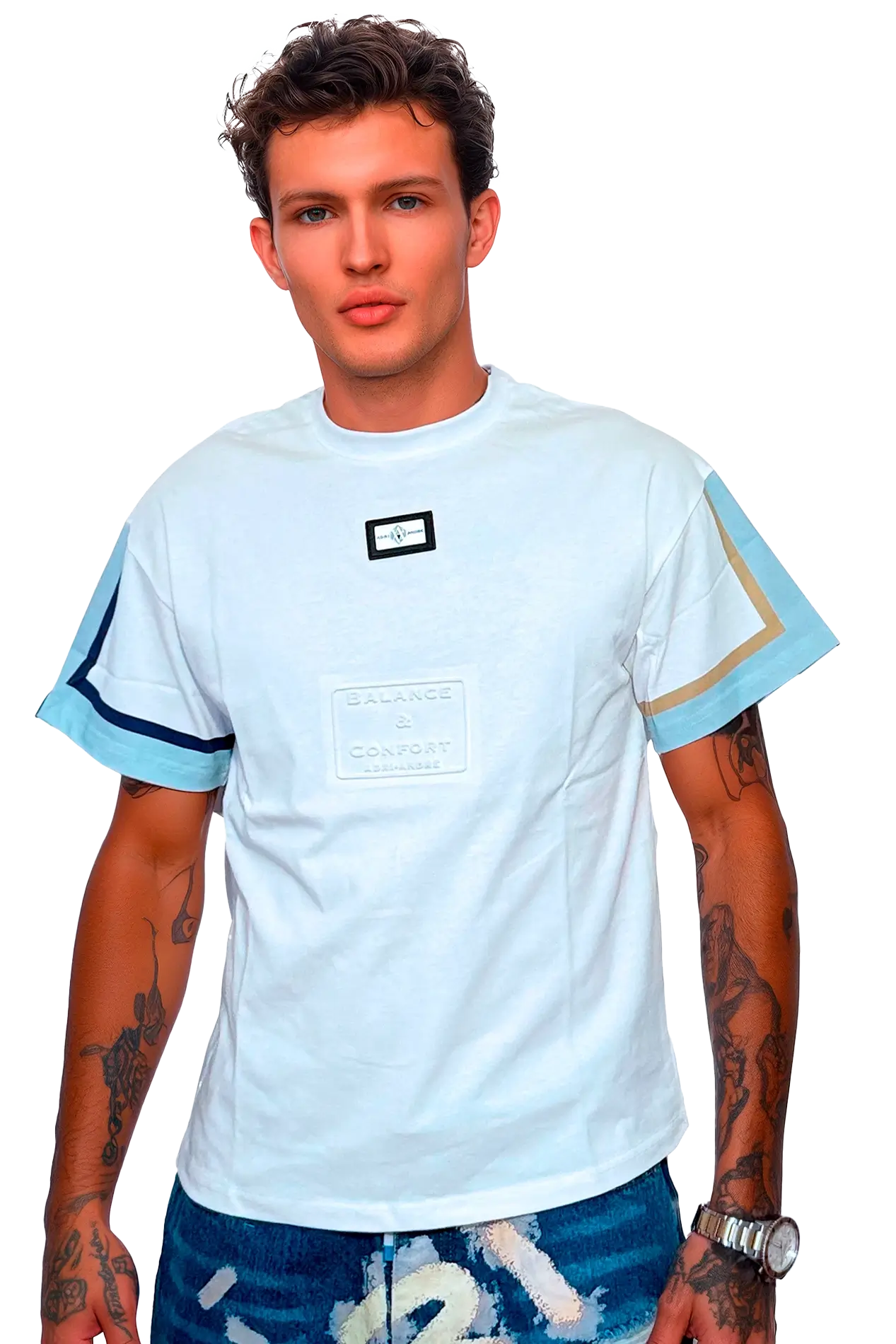 camiseta oversize hombre