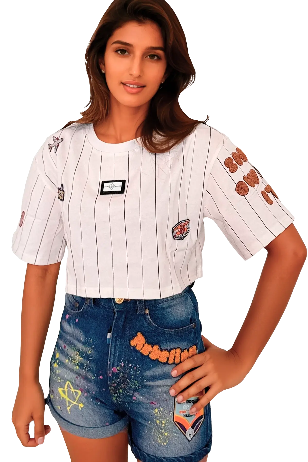 camiseta oversize mujer