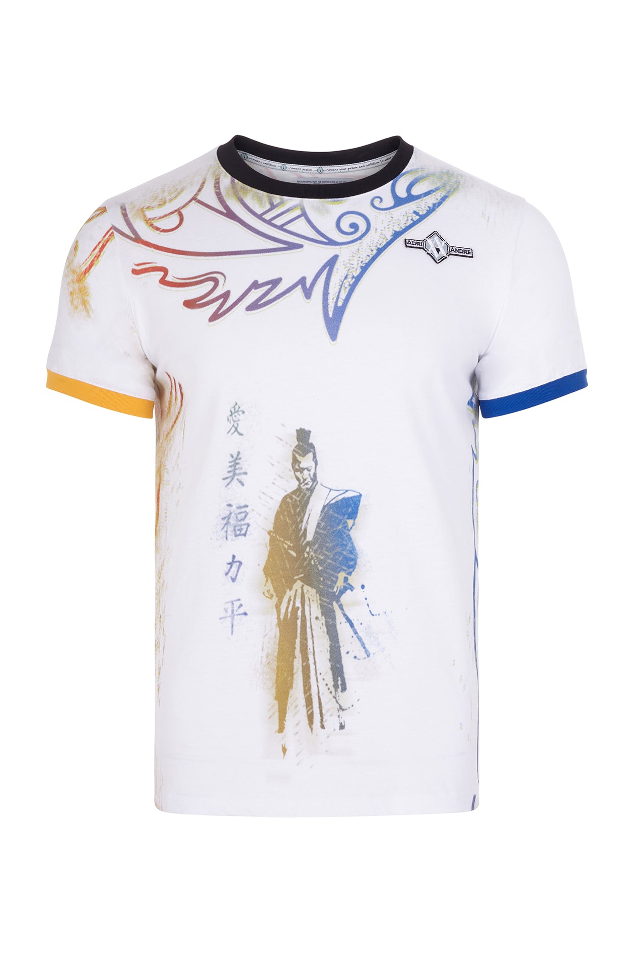 camiseta cuello redondo hombre