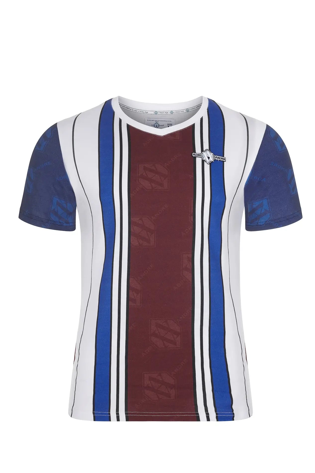 camiseta cuello pico hombre