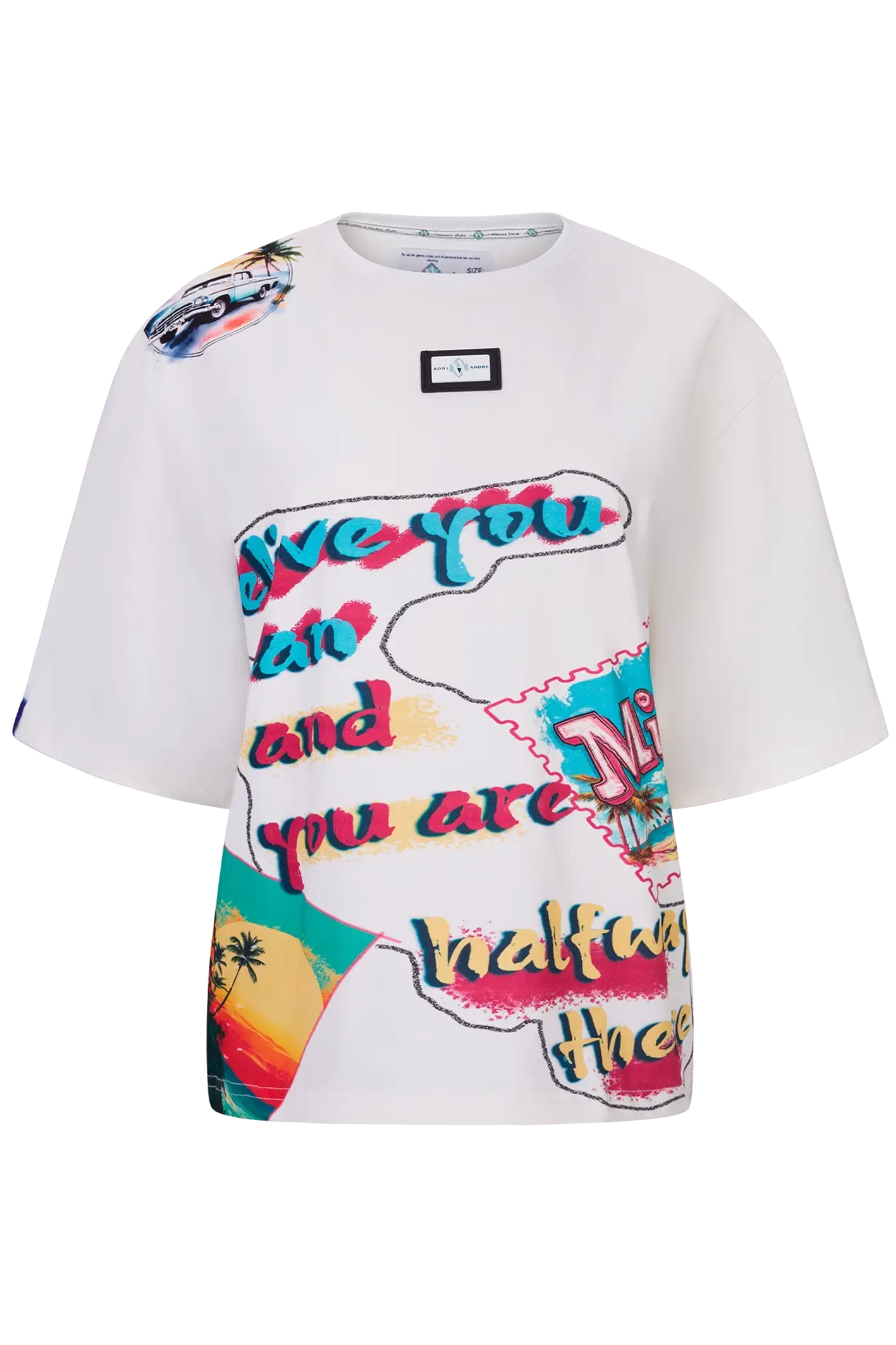 camiseta oversize mujer