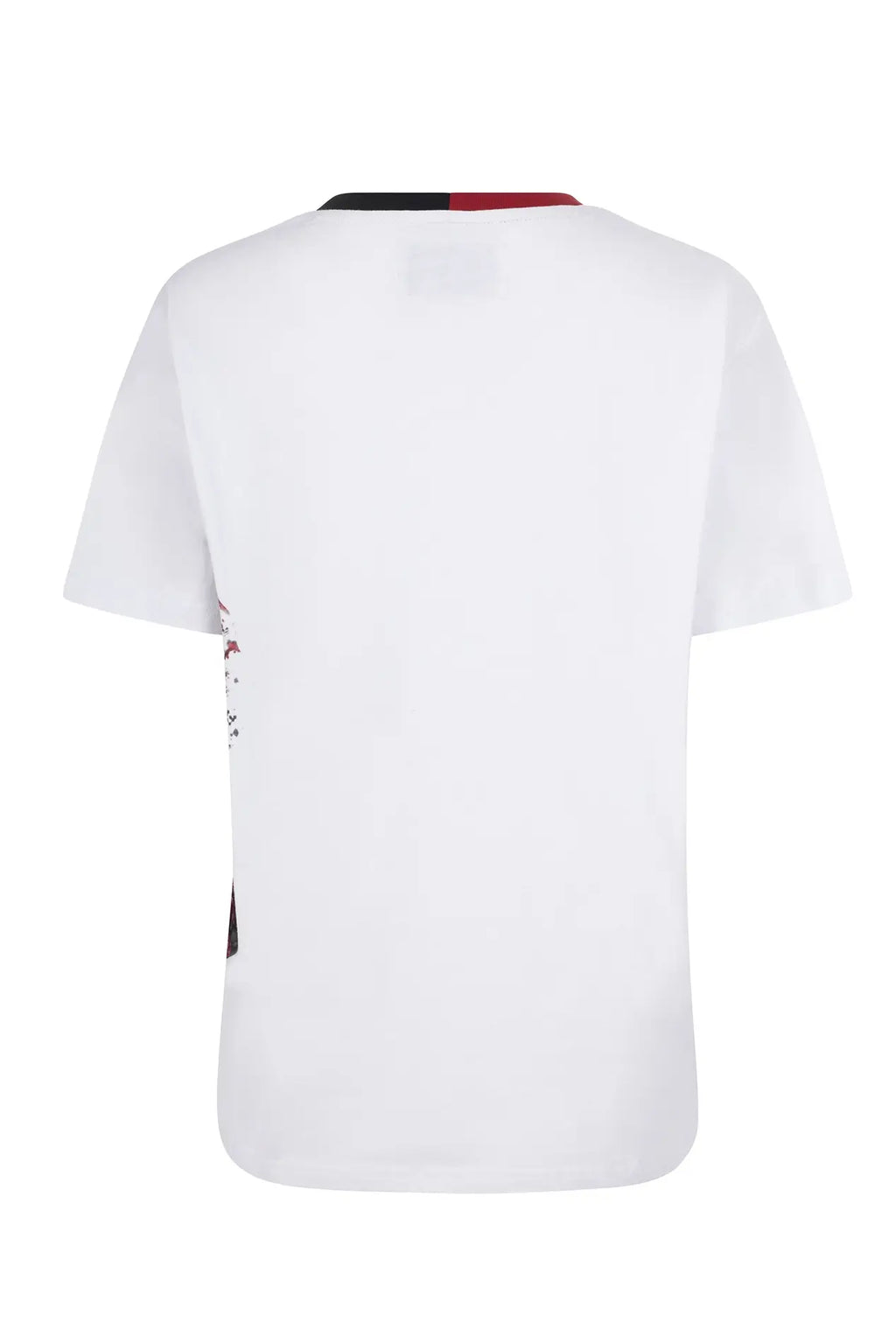 camiseta cuello pico mujer
