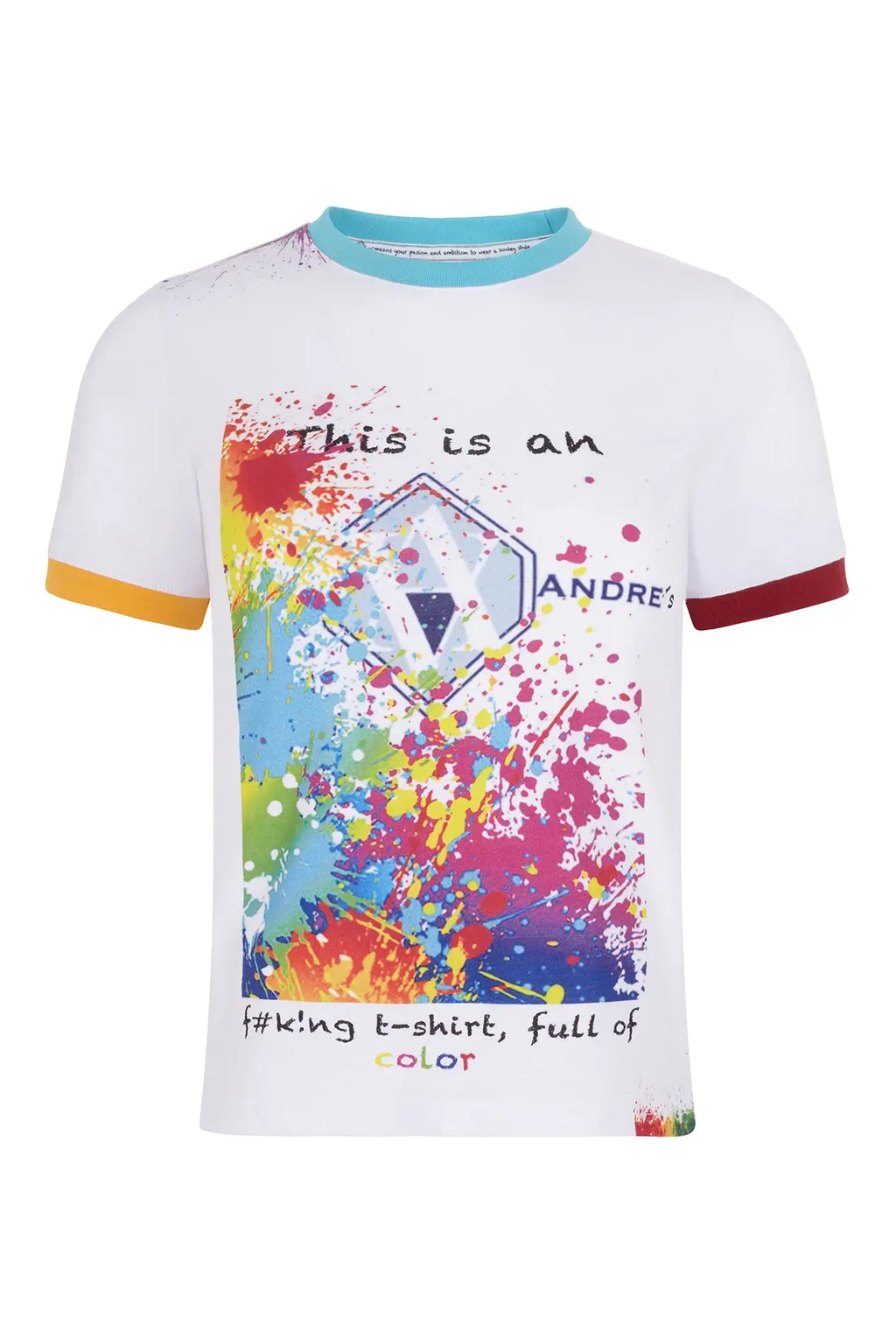 camiseta cuello redondo mujer