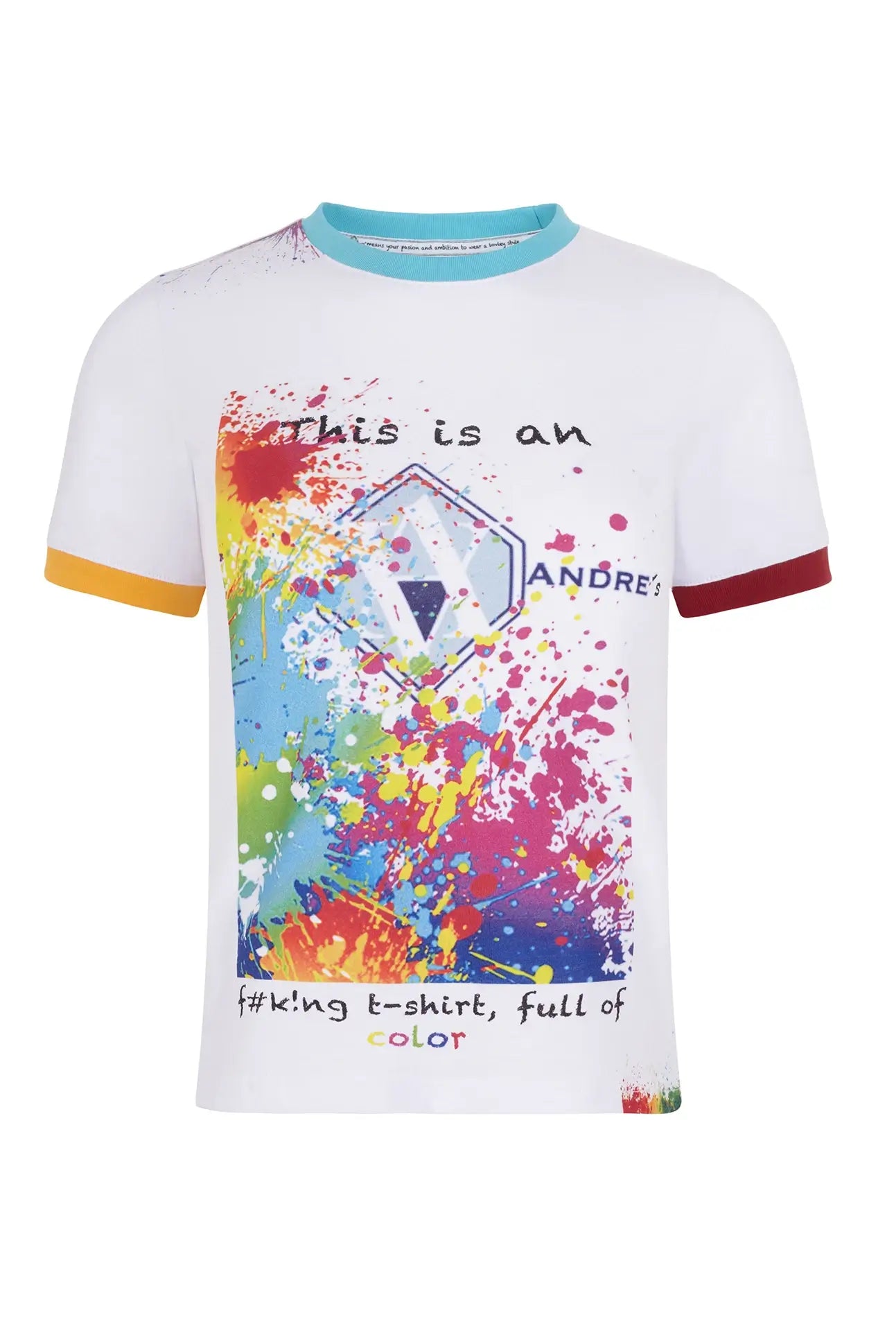 camiseta cuello redondo mujer