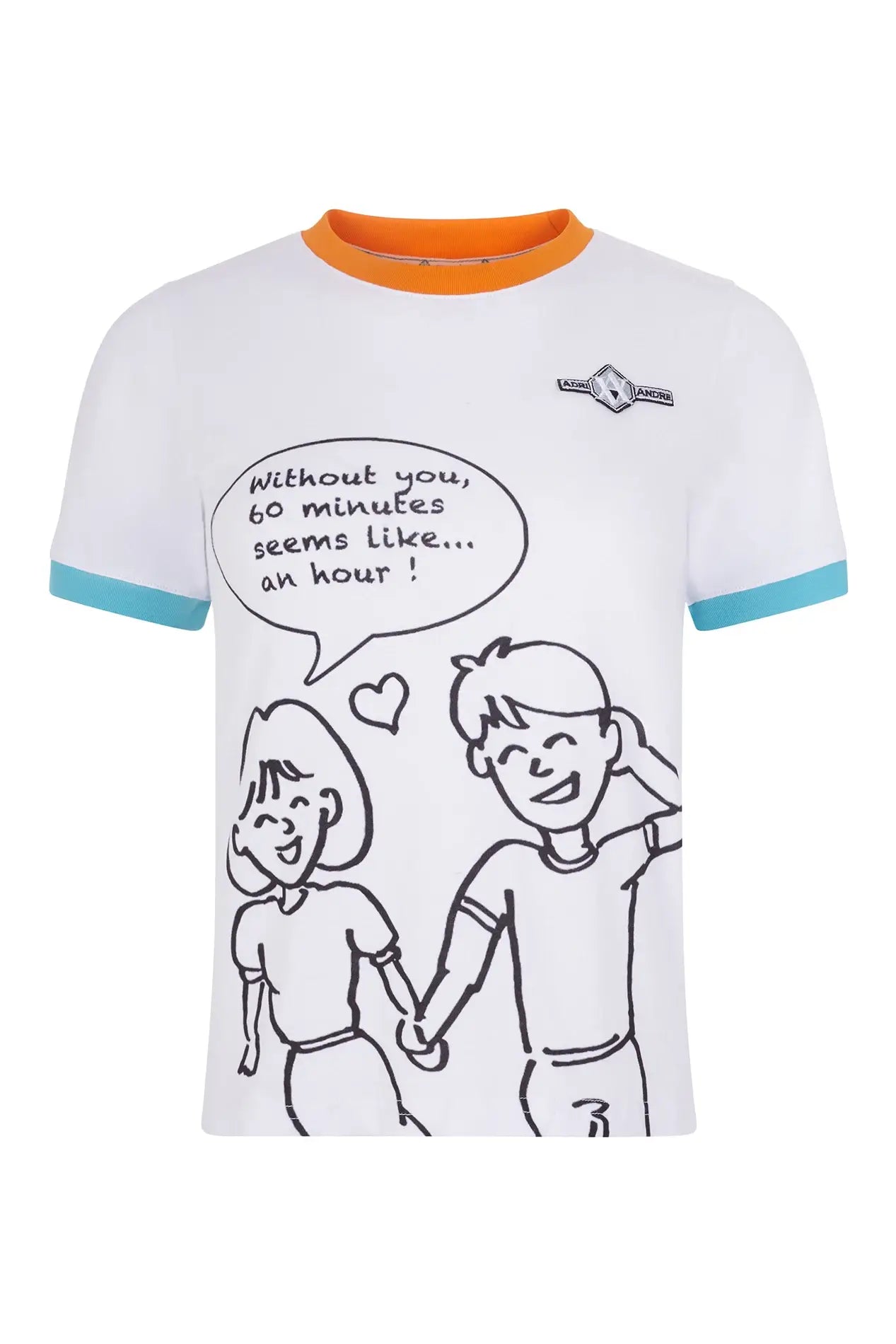 camiseta cuello redondo mujer